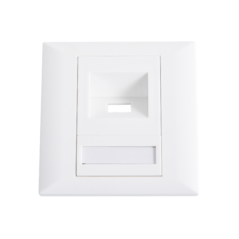 SMT-4307SC-1P 86 Tipe Flat Faceplate Fit untuk Konektor SC, 1 Port