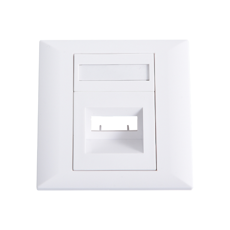 SMT-4307SC-2P 86 Tipe Flat Faceplate Fit for SC Connector, 2 Ports