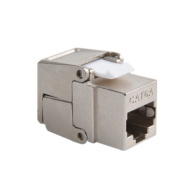 SMT-1049T8C6A-FTP 180 derajat Cat6a Toolless Keystone Jack