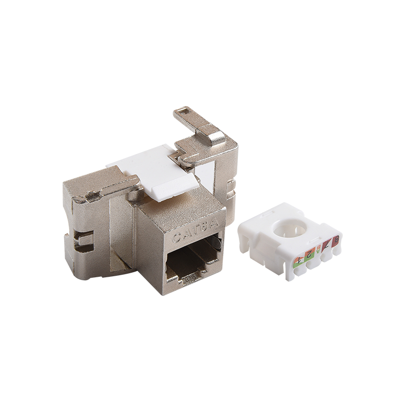 SMT-1038T8C6A-FTP 180 derajat Toolless Keystone Jack Jack Tubuh Pendek