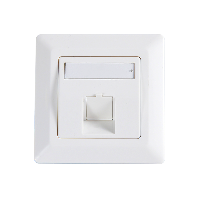 SMT-4308-80F-1x Satu Port Jerman Beveled Faceplate